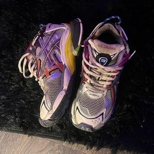 Balenciaga runners men’s Purple and Yellow Sneakers